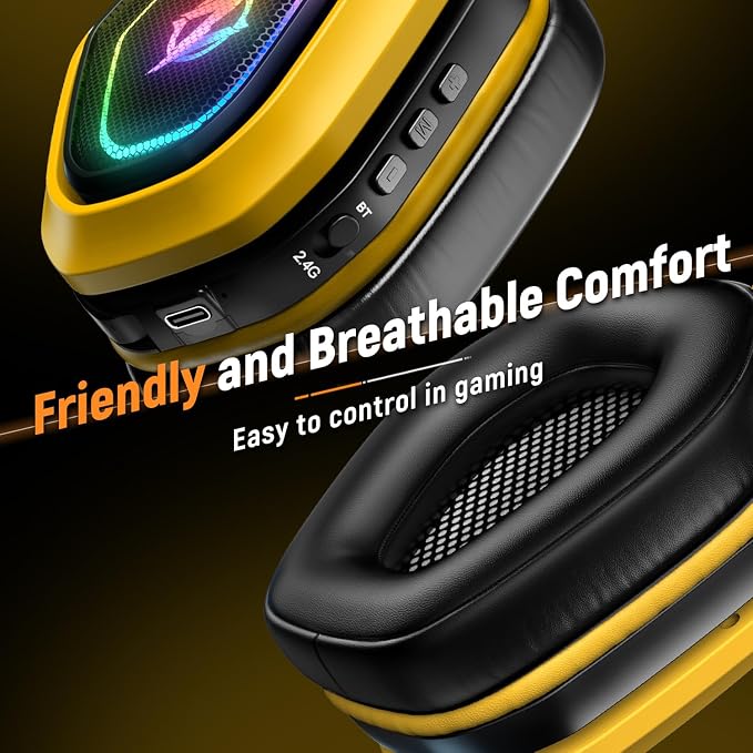 Wireless Gaming Headsets for PC, Ps4 - Image 4