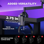 InnoGear Low Profile Mic Arm, 360° Rotatable Microphone Boom Arm Mic Stand - Image 6