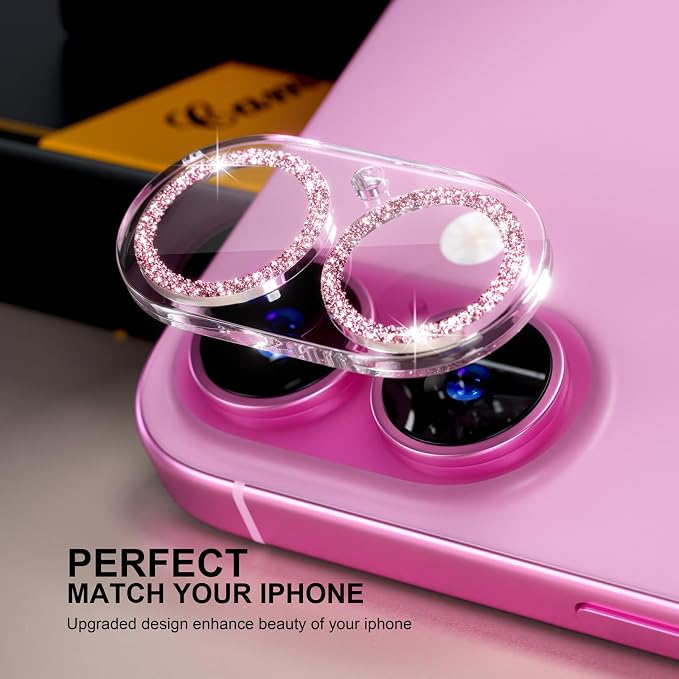 beuxece for 6 Pack iPhone 16 / iPhone 16 Plus Camera Lens Protector 9H Tempered - Image 5