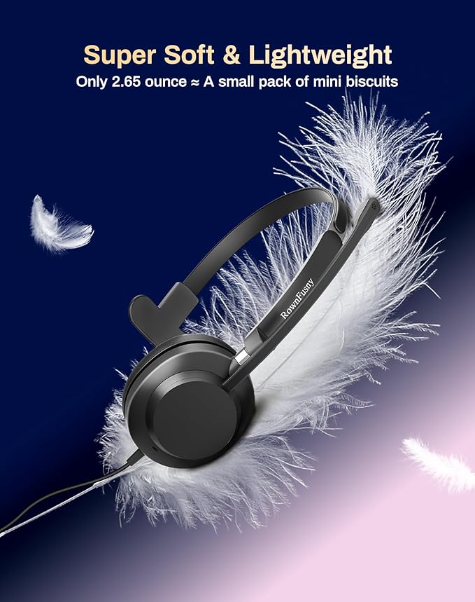 USB Headset with Microphone for PC & Laptop - Image 3