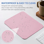Pink Mouse Pad, Nice and Cute Mouse Pad, Splash-Proof Textured 10.2 x 8.2Inch - Image 6