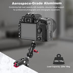 Super Clamp with Dual Ballhead Magic Arm, Aluminum Camera Clamp Mount Kit - Image 7