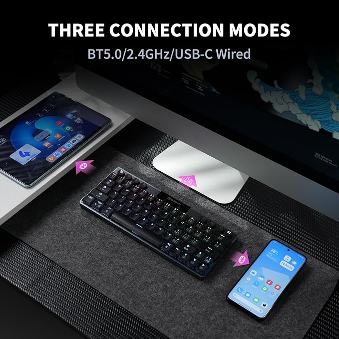 Hexgears A1 Low Profile Wireless Mechanical Keyboard - Image 5