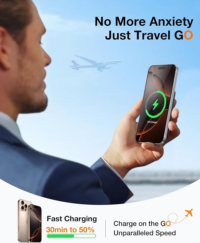 TORRAS 0.45" Slim Magnetic Portable Charger Power Bank - Image 5