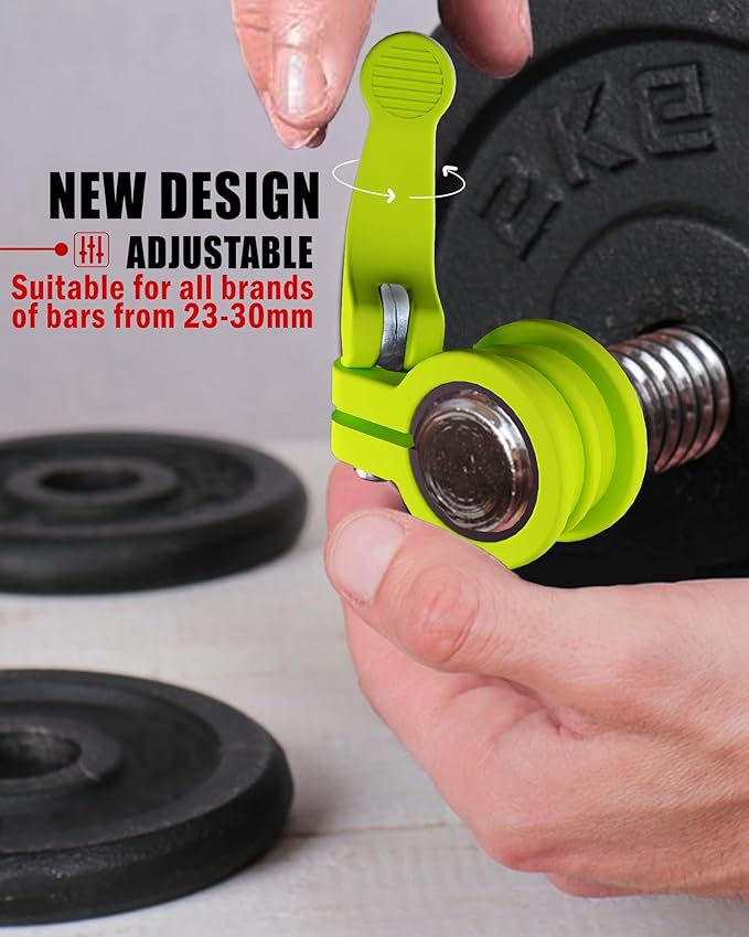 Mini Barbell Clips 1 inch I Multi-Size Adjustable Barbell Collar I 1 inch - Image 3