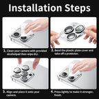 Camera Lens Protector for iPhone 14 Pro/iPhone 14 Pro Max, Alloy Metal Camera - Image 7