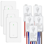 NineLeaf Wireless Light Switches and Receiver Kit, No Wiring Remote Control by NineLeaf