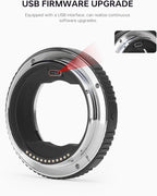 VILTROX EF-GFX II Auto Focus Lens Mount Adapter Converter - Image 7