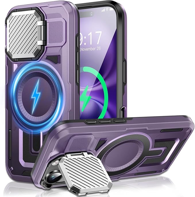 Camera Stand Case for iPhone 16 Plus, 2024 Version Military Grade Protective by Unknown