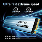 4TB SSD NVMe M.2 2280 PCIe Gen4 x4 Internal Solid State Drive - Image 2