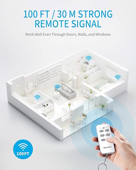 Remote Control Outlet Wireless Light Switch - Image 4