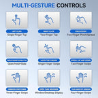Wired Trackpad for Windows 10/11, High-Precision Multi-Touch Portable Trackpad - Image 4