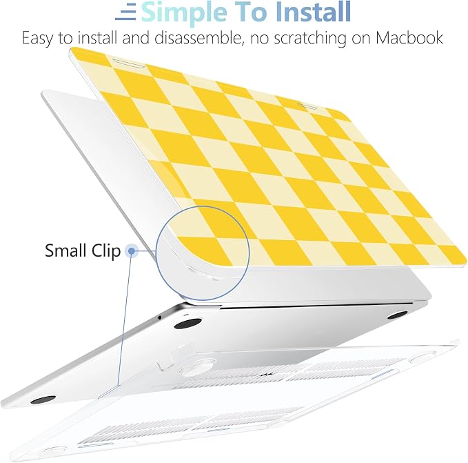 MEEgoodo Case for MacBook Air M4/M3/M2 13.6 inch 2025 2024 2022, Fit Model - Image 5