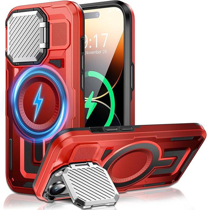 Camera Stand Case for iPhone 14 Pro Max, 2024 Version Military Grade Protective by Unknown