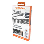 Ventev - Chargesync Helix Cable 14" USB A to USB C, Cloth Covered, Flexible - Image 7
