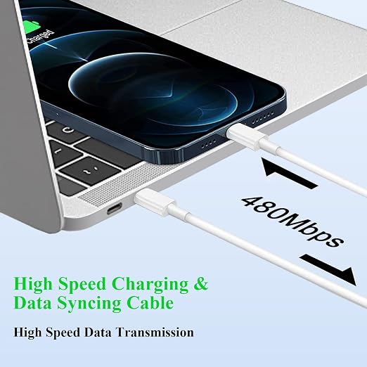 2Pack Fast Charger iPhone, 10FT iPhone Charger Fast Charging USB C to Lightning - Image 5