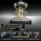 360° Vacuum Suction Cup Magnetic Car Phone Holder, Foldable Portable Magnetic - Image 3