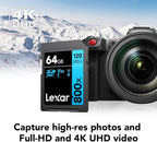 Lexar High-Performance 800x 64GB SDXC UHS-I Memory Cards, Full-HD & 4K Video - Image 4