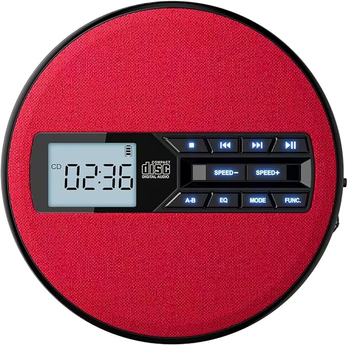CD Player Portable with Speakers by Unknown