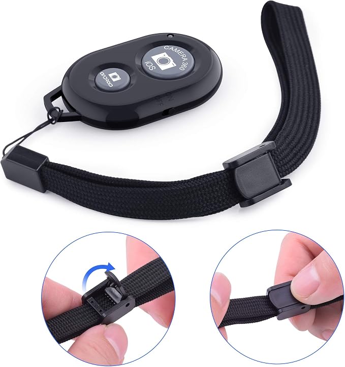 Wireless Camera Remote Shutter for Smartphones, Zttopo Wireless Phone Camera - Image 6