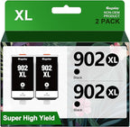 902XL Ink Cartridges for HP Printers Replacement for HP 902XL Black Ink by Gagalay