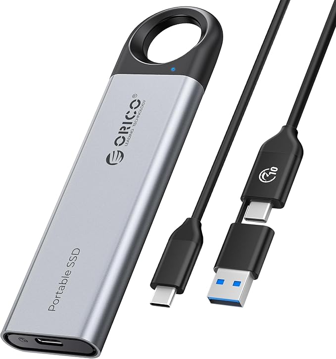 ORICO 256GB External SSD Up to 1050MB/s, Hanging Hole Design Portable Solid - Image 8