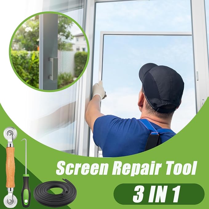 Screen Repair Kit/Tool, King&Charles Screen Roller Tool, Steel Roller - Image 6