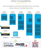 StarTech.com 1:1 M.2 NVMe Drive Duplicator, 90GBpm Standalone M.2 SSD - Image 5