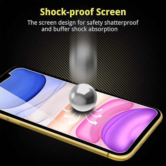 UNBREAKcable Screen Protector for iPhone 11/ iPhone XR 2 Pack, Double Defense - Image 4