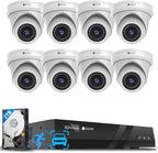4COVR 4K PoE Security Camera System, 4K 8 Channel H.265 NVR by 4COVR
