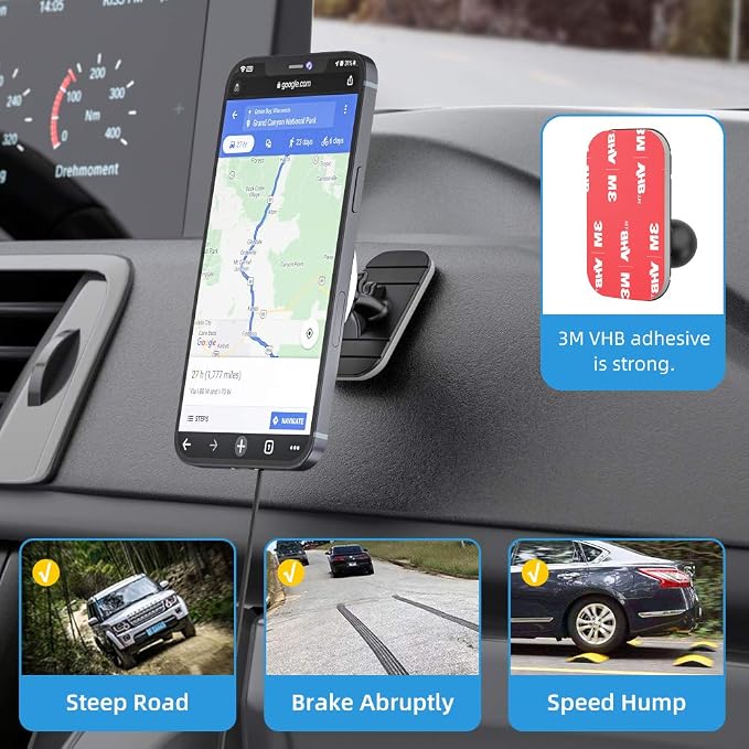 Magnetic Wireless Car Charger Compatible - Image 5
