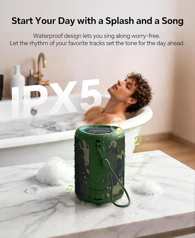 Portable Bluetooth Speaker Beach Essentials: Powerful Crystal Clear - Image 7