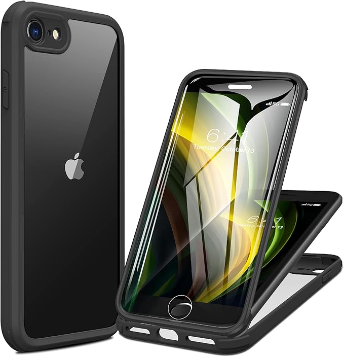 Miracase for iPhone SE Phone Case 3rd/2nd Generation 2022 2020 Full-Body by Miracase