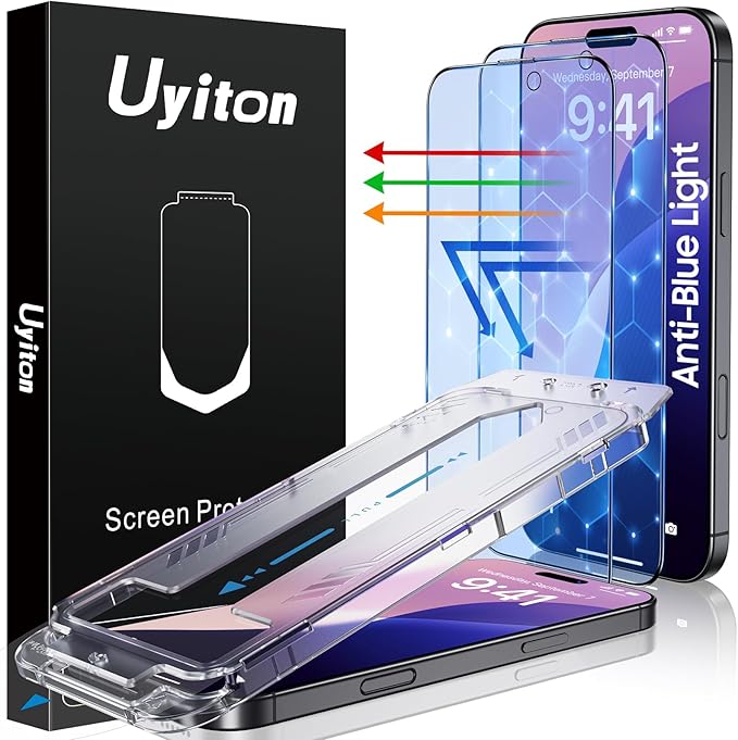 Uyiton Compatible with iPhone 16 Screen Protector by Uyiton
