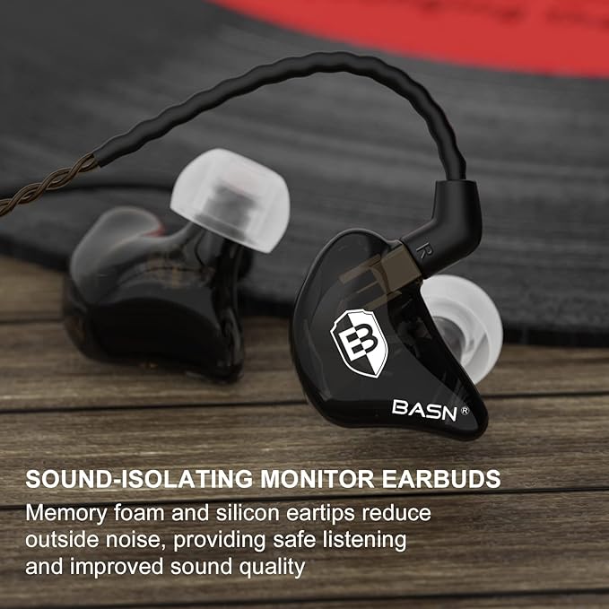 BASN in Ear Monitor Headphones for Musicians, Bsinger 2nd Generation Sound - Image 6