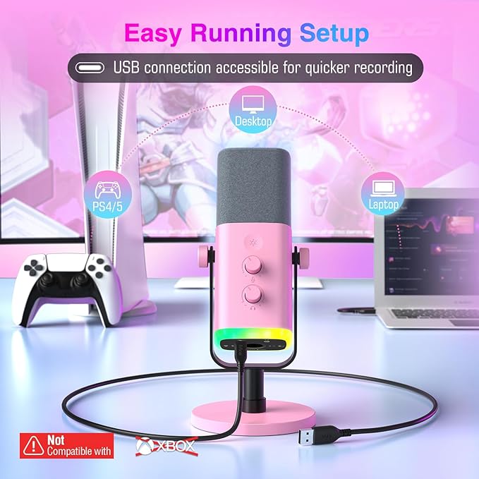 FIFINE XLR/USB Microphone, Gaming Recording PC Microphone - Image 3