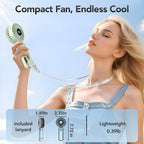 PANERGY Portable Handheld Fan, 5000mAh Rechargeable, 14H Max Cooling Time - Image 6