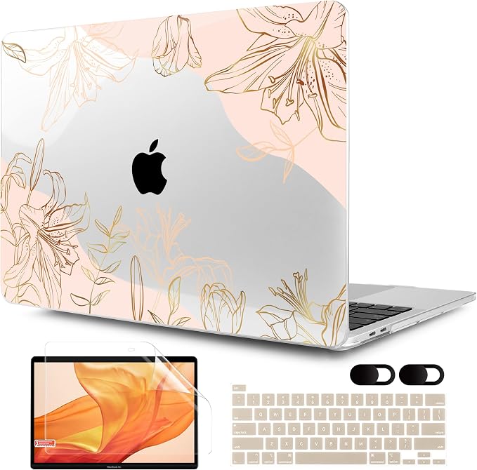 MEEgoodo Case for MacBook Pro 13 inch Case 2022 2021 2020 New A2338 M2/M1 A2251 by MEEgoodo
