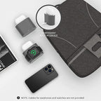 Wireless Charging Station, 3 in 1 Charging Station, Alarm Clock - Image 7