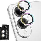 for Samsung Galaxy S25 Edge Camera Lens Protector, Individual Metal Ring by Btscase