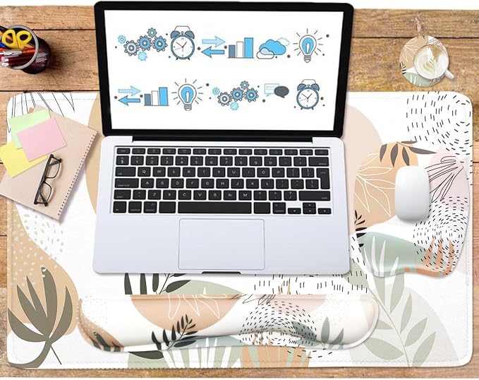 Keyboard Wrist Rest Large Mouse Pad Wrist Support - Image 2