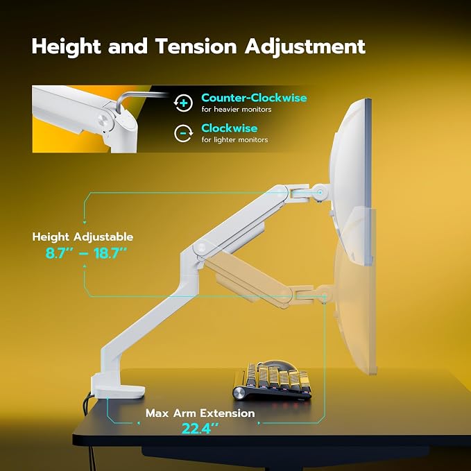 ARES WING Single Monitor Mount - Image 6