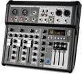 Depusheng Professional Audio Mixer, 4 Channel Audio Interface Sound Board by Depusheng