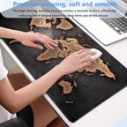 World Map Gaming Mouse Pad XXL Large Vintage Style Full Desk Mat Extended - Image 4