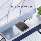 Satechi Clamp Hub USB-C – USB-C Data Port, USB-A 3.0 Data Ports, Micro/SD Card - Image 4