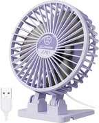 JZCreater USB Desk Fan, Mini Fan Portable, 3 Speeds Desktop Table Cooling Fan by JZCreater