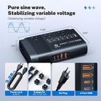 DOACE 500W Pure Sine Wave Voltage Converter, 220V to 110V European Travel Plug - Image 4