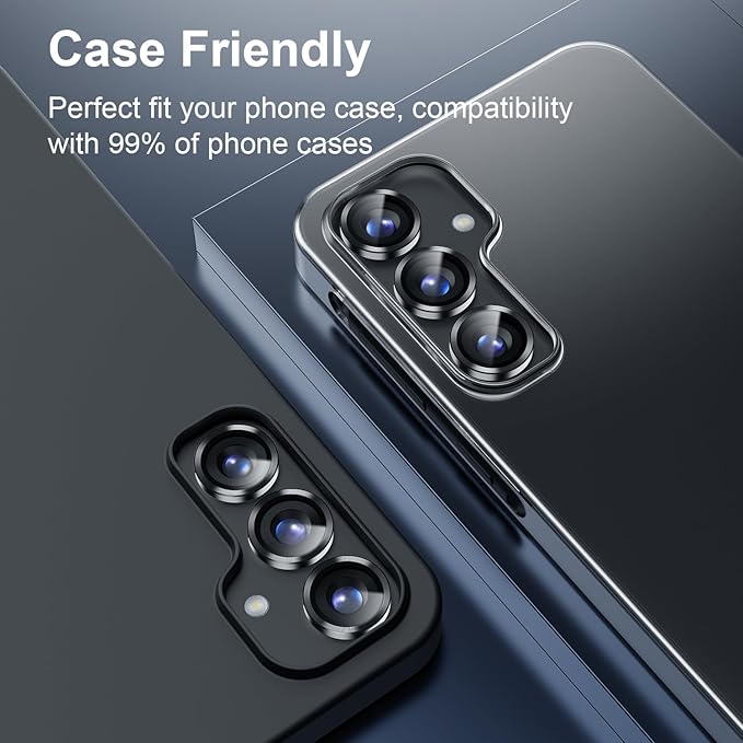 Korecase for Galaxy S25 Ultra Camera Lens Protector, 9H Tempered Metal Glass - Image 5