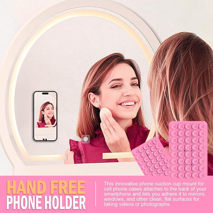 Silicone Double Sided Suction Phone Case Mount, Detachable Hands Free & Strong - Image 7