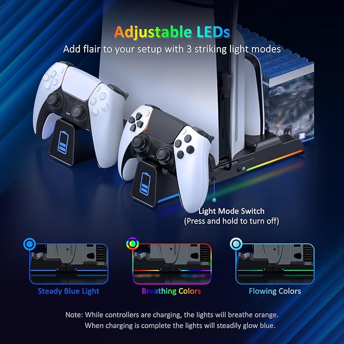 NexiGo PS5 Silent Cooling Stand - Image 3